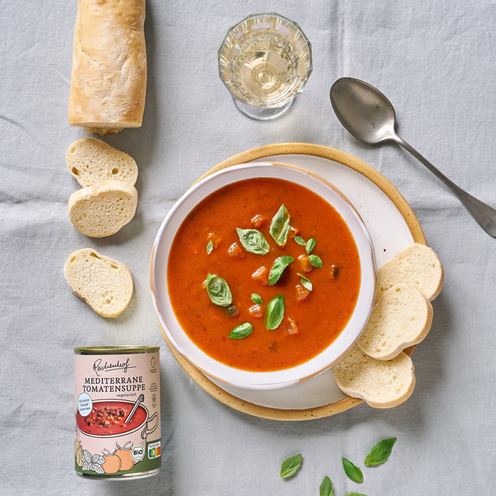 Bio Mediterrane Tomatensuppe