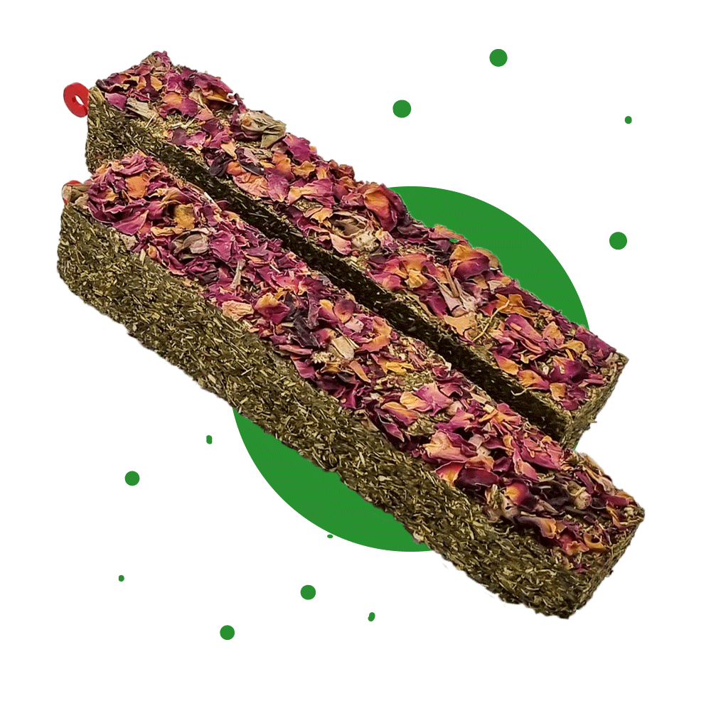 Knabbersticks "Rosenblüten"