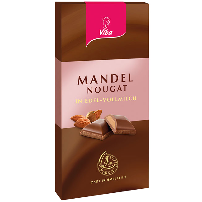 Tafelschokolade Mandel-Nougat